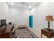 Office space with tile flooring and a desk facing the room and a small bookcase at 262 Coral Reef Way, Daytona Beach, FL 32124
