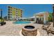 The community features a pool, outdoor grilling, and covered seating for relaxing by the firepit and enjoying the outdoor atmosphere at 3 Riverwalk Dr # 404, New Smyrna Beach, FL 32169