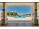 View of the pool deck that features a beautiful pool and lounging areas for relaxation and outdoor enjoyment at 3 Riverwalk Dr # 404, New Smyrna Beach, FL 32169
