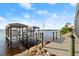 Deep water access with boat lift on the inter coastal waterway at 3310 John Anderson Dr, Ormond Beach, FL 32176