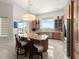 Gourmet kitchen boasts granite countertops, stainless steel appliances, and scenic water views at 3310 John Anderson Dr, Ormond Beach, FL 32176