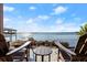 Waterfront home with covered outdoor lounge space overlooking the intercoastal at 3310 John Anderson Dr, Ormond Beach, FL 32176