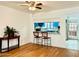 Cozy living room view looking into a bright kitchen and eating area at 370 S Center St, Ormond Beach, FL 32174