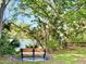 A tranquil park setting with benches and lush greenery provides a peaceful retreat at 370 S Center St, Ormond Beach, FL 32174