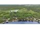An aerial view of a waterfront community at 4293 Cypress Bnd, Geneva, FL 32732
