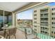 Balcony view with outdoor furniture and views of the surrounding neighborhood at 4505 S Atlantic Ave # 505, Ponce Inlet, FL 32127