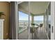 Enjoy ocean views and outdoor dining on the private balcony at 4505 S Atlantic Ave # 505, Ponce Inlet, FL 32127