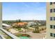 Scenic neighborhood view from the upper-level balcony, showcasing homes, landscaping, and streetscapes at 4505 S Atlantic Ave # 505, Ponce Inlet, FL 32127