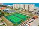 Enjoy a game of tennis with ocean views at the community tennis courts at 4505 S Atlantic Ave # 505, Ponce Inlet, FL 32127