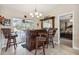 Wet bar with view of pool and primary suite at 481 W Holly Dr, Orange City, FL 32763