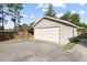 Detached two-car garage providing ample parking and storage space at 481 W Holly Dr, Orange City, FL 32763