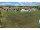 Large soccer field for community sports activities and recreation with bleachers at 484 Lanarkshire Pl, Apopka, FL 32712