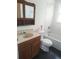 Modest bathroom with a tub and shower combination and a traditional vanity at 540 W Mathis Ave, Deland, FL 32720