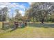 A small horse pen in a grassy field, ready for equestrian use at 5410 Deleon Springs Ranch Rd, De Leon Springs, FL 32130