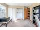 Home office featuring a closet, a bookcase, and a window at 5410 Deleon Springs Ranch Rd, De Leon Springs, FL 32130