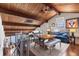 Bonus room with vaulted ceilings, wooden beams, wet bar, and views of the water at 761 Marina Point Dr # 7610, Daytona Beach, FL 32114