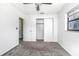 Bedroom includes a closet and two doors for easy access at 816 W Franklin Ave, Deland, FL 32720