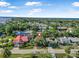 Enjoy this home with views of the water and surrounding lush greenery from an aerial view at 82 Margaret Rd, Ormond Beach, FL 32176