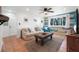 Comfortable living room with stylish decor and a large window providing natural light at 82 Margaret Rd, Ormond Beach, FL 32176