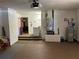 Spacious basement with laundry hookups, updated water heater and HVAC, ready for personalization at 1179 Heidi Ct, Deland, FL 32720