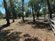 Fenced yard with mature trees providing ample shade and privacy at 1179 Heidi Ct, Deland, FL 32720