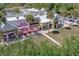 Shops with attractive architecture and outdoor seating in a well-maintained commercial area at 1219 Victoria Hills N Dr, Deland, FL 32724