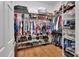 Large walk-in closet with ample storage, shelving and room for accessories and shoes at 1504 Ginger Snap, Deland, FL 32720