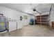 Spacious garage featuring laundry area with washer and dryer hookups, and garage door access at 1534 Center St, Deland, FL 32720