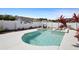 Outdoor swimming pool and spa with a custom swing feature at 1613 Lady Fern Trl, Deland, FL 32720