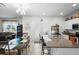 Open kitchen featuring a large island, granite countertops and stainless steel appliances at 1655 Pham Dr, Port Orange, FL 32129