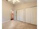 Primary bedroom with closet space and an ensuite bathroom at 1927 Orange Tree Dr, Edgewater, FL 32141