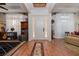 Entrance foyer with hardwood flooring, high ceilings, and natural lighting at 202 Westcott Ct, Deland, FL 32724