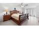 Spacious main bedroom with a ceiling fan and natural light at 2048 Laredo Dr, Deltona, FL 32738