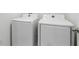 Modern laundry room with Samsung washer and dryer units at 223 Courtland Blvd, Deltona, FL 32738