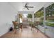 Outdoor patio with comfortable seating at 227 Heronwood Cir, Deltona, FL 32725