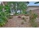 Backyard with lush landscaping and comfortable seating offers a private outdoor retreat at 2427 Beck Cir, Deltona, FL 32738