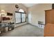 Well-lit bedroom with a large window, neutral color scheme, and modern furniture at 261 Clydesdale Cir, Sanford, FL 32773