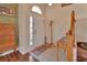 Bright entryway with tile flooring, charming decor, and natural light at 261 Clydesdale Cir, Sanford, FL 32773