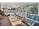 Relaxing screened porch overlooking pool, perfect for outdoor living and entertaining at 261 Clydesdale Cir, Sanford, FL 32773