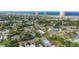 Aerial shot showcasing the neighborhood and proximity to beaches and skyline views at 263 Seaview Ave, Daytona Beach, FL 32118