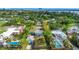 Residential area viewed from above, featuring colorful homes and sparkling pools at 263 Seaview Ave, Daytona Beach, FL 32118