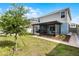 The backyard of this property offers a covered outdoor living space and a private yard at 2743 Gentle Rain Dr, Davenport, FL 33837