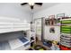 Shared bedroom with a bunk bed and fun decor at 320 Conch Key Way, Sanford, FL 32771
