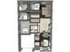 Floor plan view of a modern layout with an open-concept kitchen, multiple bedrooms, and spacious living areas at 320 Conch Key Way, Sanford, FL 32771
