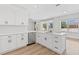 Modern kitchen features white cabinets, stainless steel appliances, and a large center island at 3333 Atmore Ter, Ocoee, FL 34761