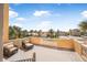 Spacious outdoor balcony with comfortable seating and scenic neighborhood views at 3817 Islamorada Dr, Ormond Beach, FL 32176