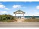 A gazebo on a small hill near the beach at 3817 Islamorada Dr, Ormond Beach, FL 32176