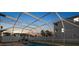 Beautiful pool view with screened enclosure and fenced yard, great for outdoor living at 3817 Islamorada Dr, Ormond Beach, FL 32176