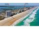 A condo on the beach with waterfront views showcasing sparkling ocean waters and pristine sandy shoreline at 3855 S Atlantic Ave # 405, Daytona Beach, FL 32118