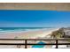 Breathtaking ocean views from the balcony overlooking the beach and pool area at 3855 S Atlantic Ave # 405, Daytona Beach, FL 32118